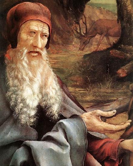 Matthias Grunewald St Anthony oil painting picture